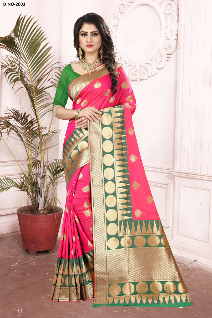 Aashirwad Vol-1 kalamkari Design Rapier Jacquard Saree Aashirwad Vol-1 kalamkari Design Rapier Jacquard Saree